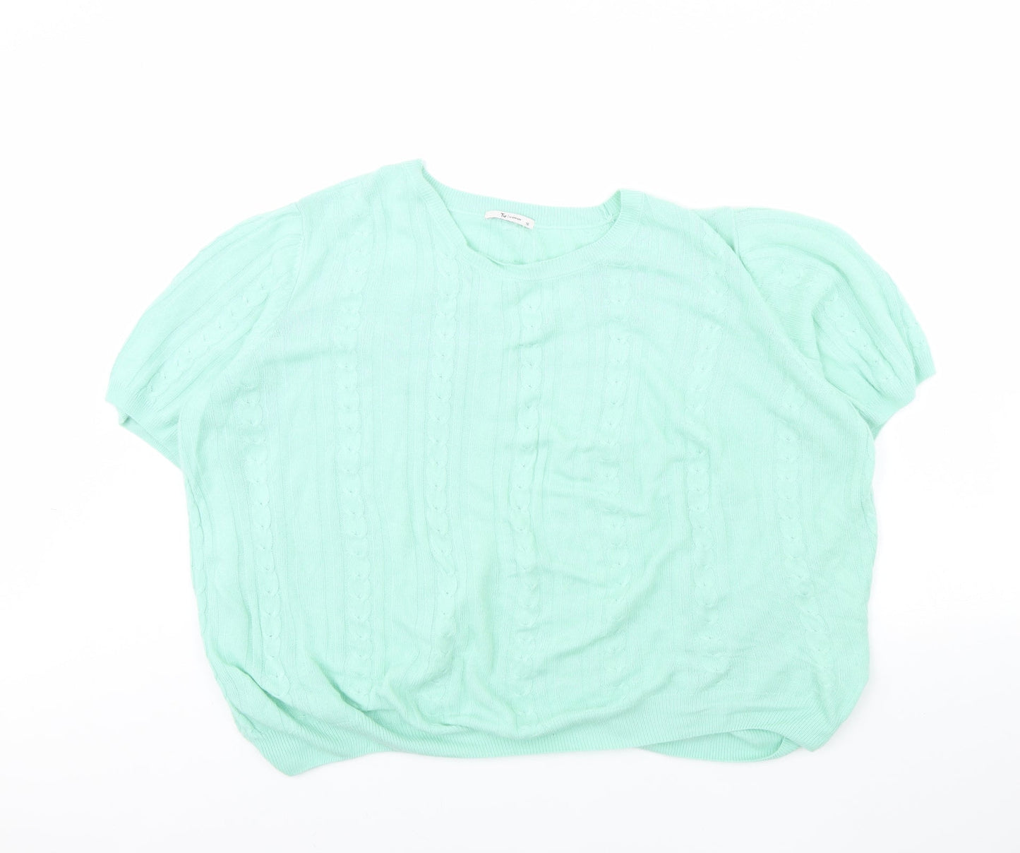 TU Womens Green   Pullover Jumper Size 16