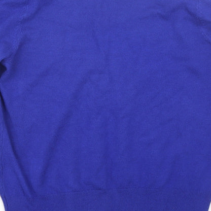 JM Collection Womens Blue   Pullover Jumper Size XS