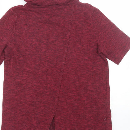 Womens UK Size 8 Miss Selfridge Red Basic T-Shirt