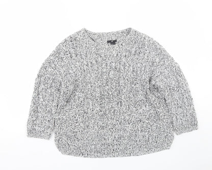 Womens UK Size S H&M Grey Pullover Jumper
