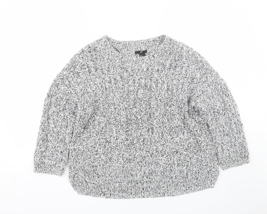Womens UK Size S H&M Grey Pullover Jumper