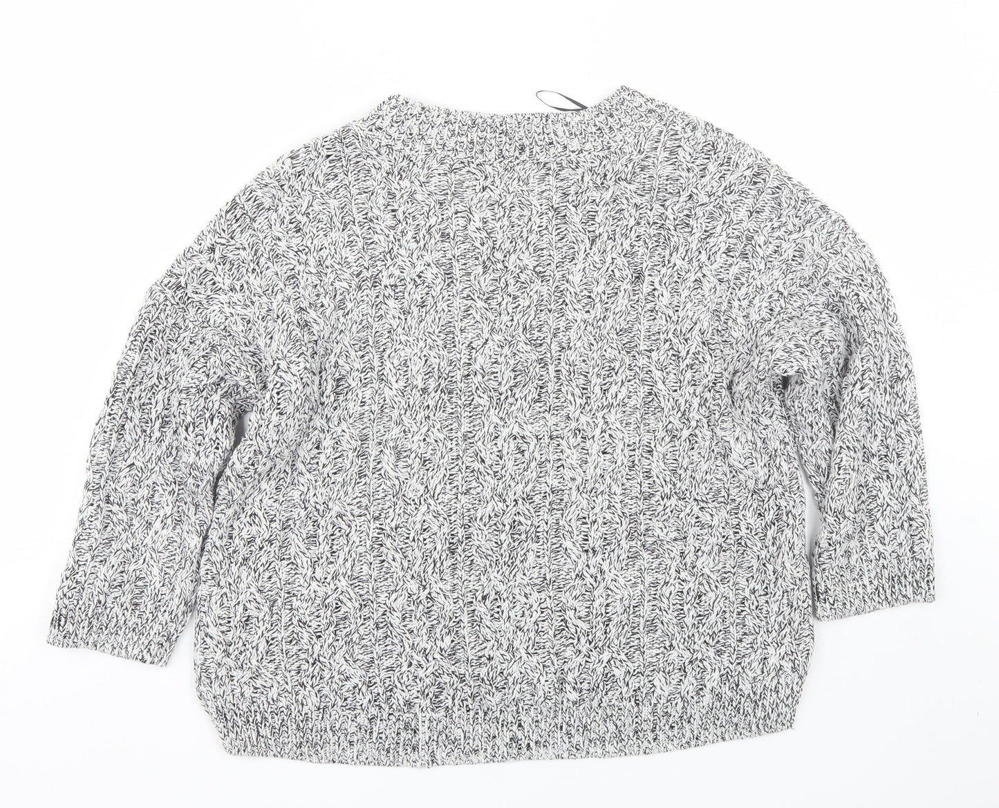 Womens UK Size S H&M Grey Pullover Jumper