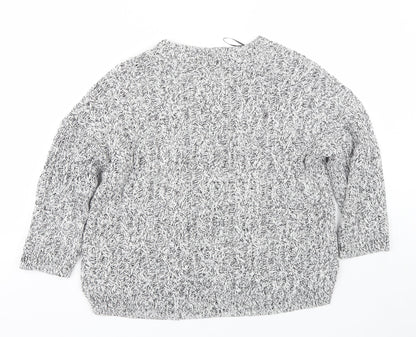 Womens UK Size S H&M Grey Pullover Jumper