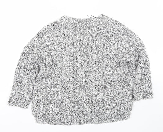 Womens UK Size S H&M Grey Pullover Jumper
