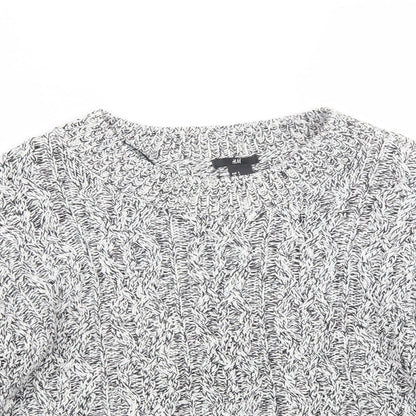 Womens UK Size S H&M Grey Pullover Jumper