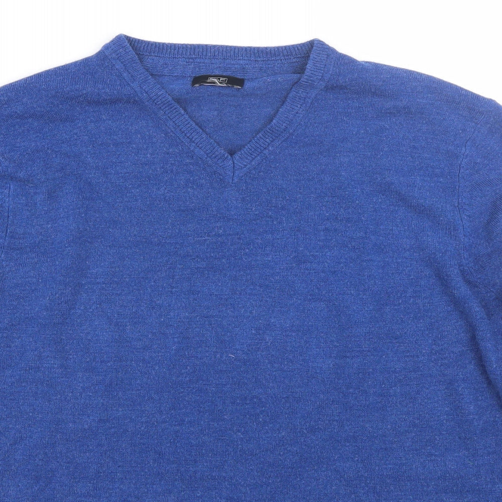 F&F Mens Blue   Pullover Jumper Size L