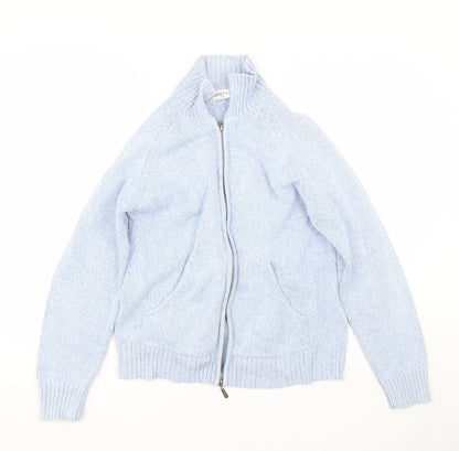 Jumper Womens Blue   Full Zip Sweatshirt Size M