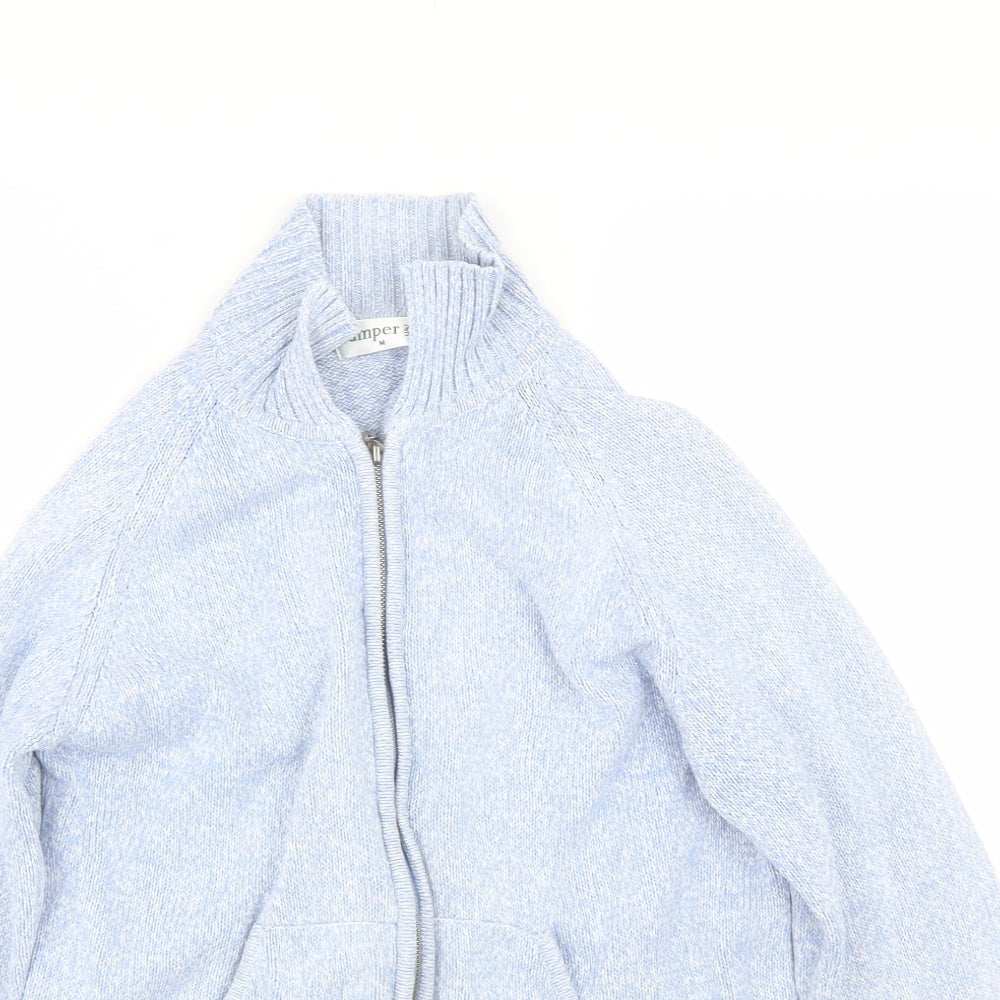 Jumper Womens Blue   Full Zip Sweatshirt Size M