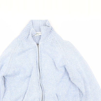 Jumper Womens Blue   Full Zip Sweatshirt Size M