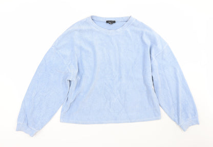 Womens UK Size L New Look Blue Pullover Jumper
