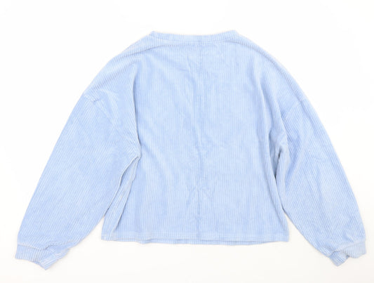 Womens UK Size L New Look Blue Pullover Jumper