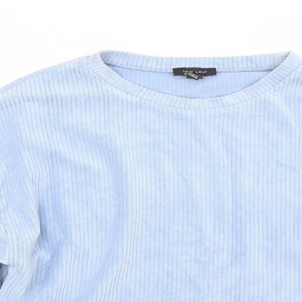 Womens UK Size L New Look Blue Pullover Jumper