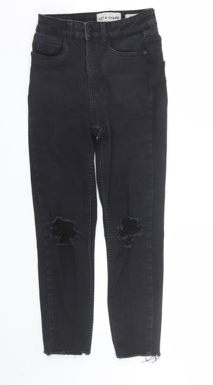 New Look Womens Black  Denim Skinny Jeans Size 4 L23 in