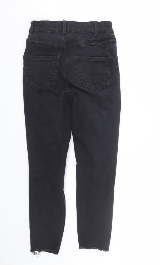 New Look Womens Black  Denim Skinny Jeans Size 4 L23 in