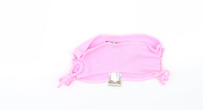 Boohoo Womens Pink   Cropped Tank Size 12