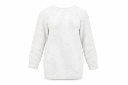 Womens UK Size 8 River Island Silver Pullover Jumper