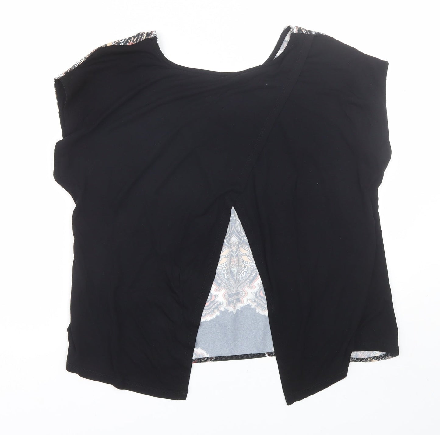 Womens UK Size 12 Select Black Basic T-Shirt