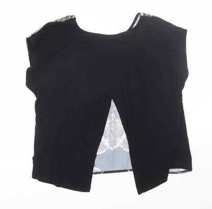Womens UK Size 12 Select Black Basic T-Shirt