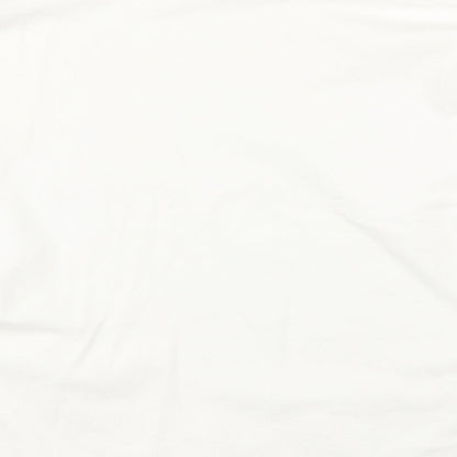 M&V Womens White   Basic T-Shirt Size S