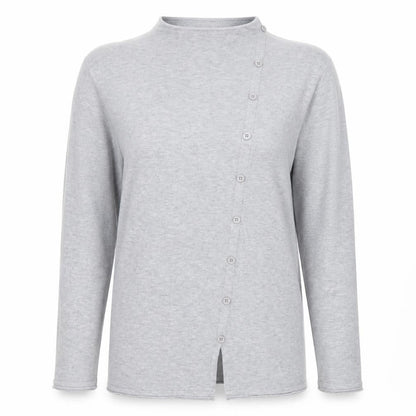 Womens UK Size L Preworn Grey Pullover Jumper