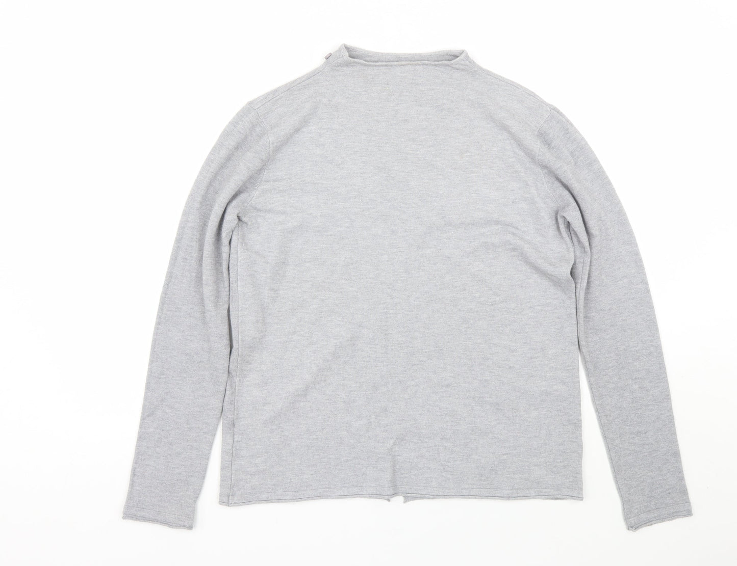 Womens UK Size L Preworn Grey Pullover Jumper