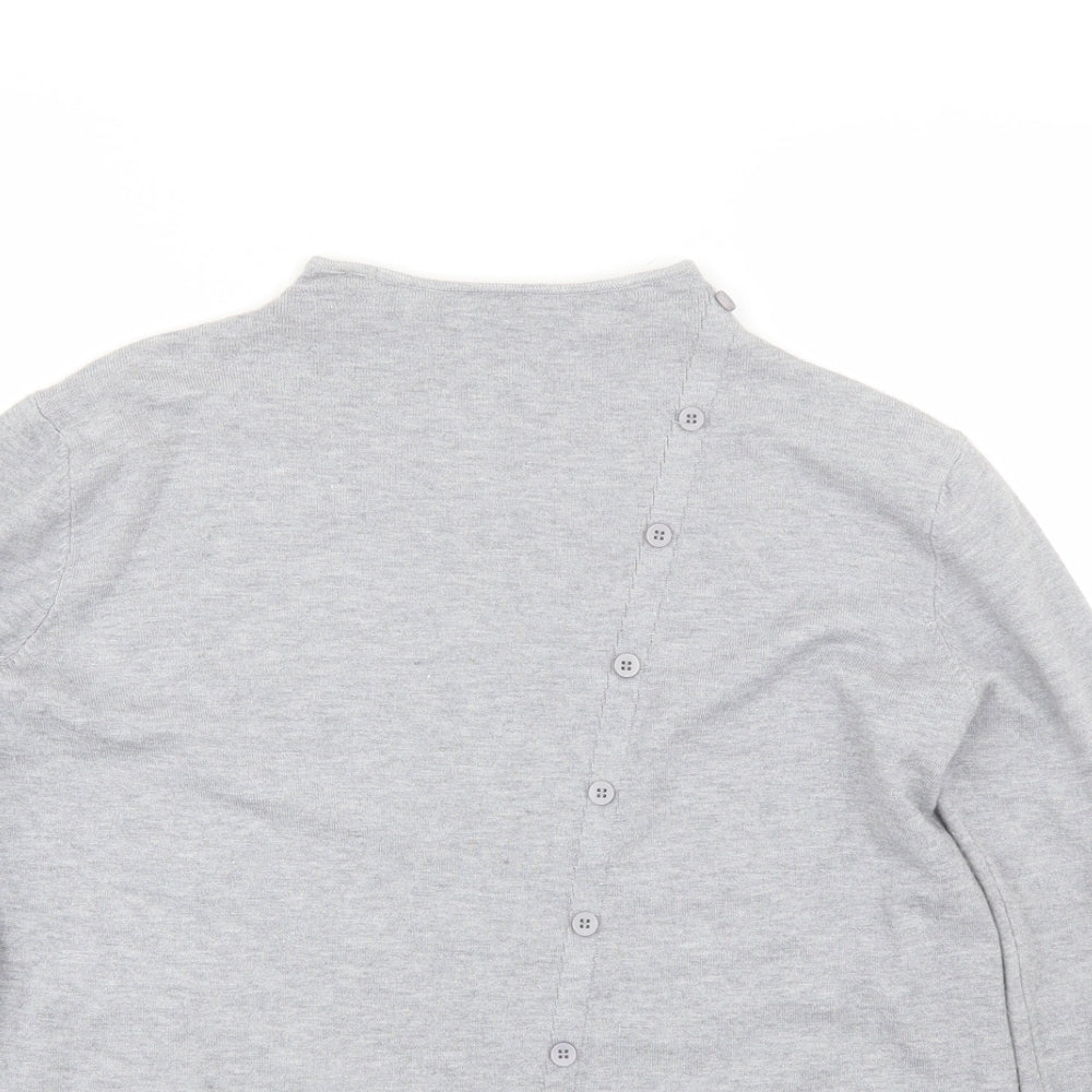 Womens UK Size L Preworn Grey Pullover Jumper