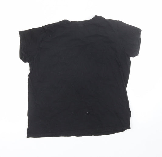 Boohoo Womens Black   Basic T-Shirt Size S