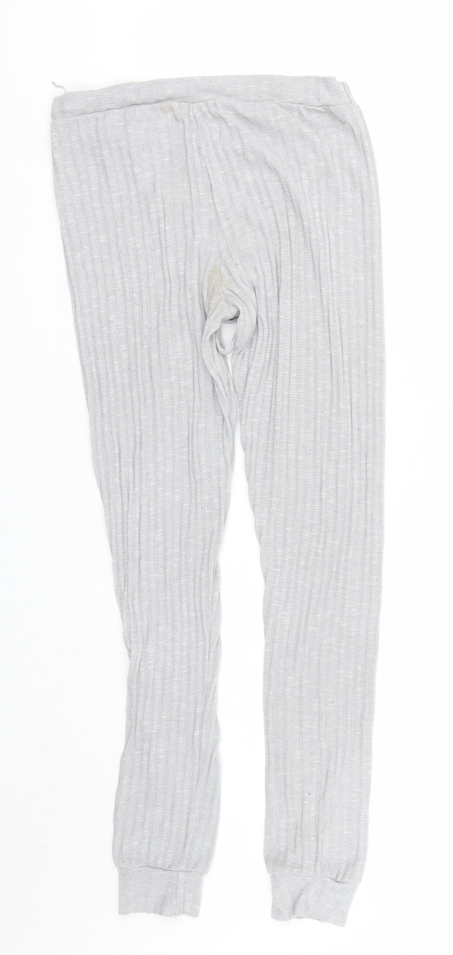 Womens UK Size S PRETTYLITTLETHING Regular Fit Jogger Grey Trousers