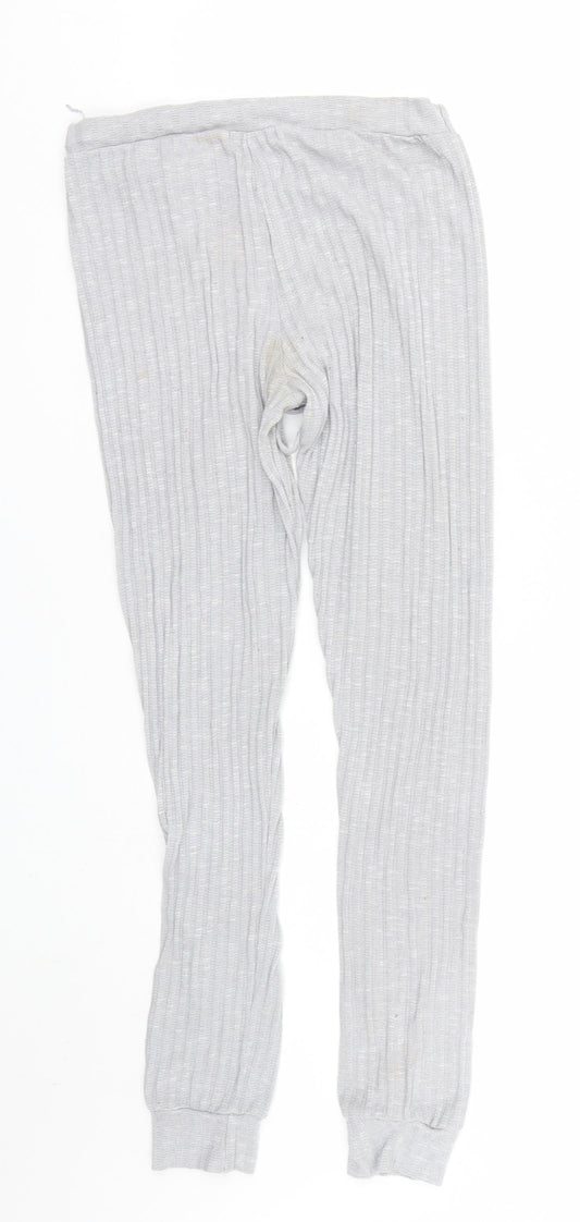 Womens UK Size S PRETTYLITTLETHING Regular Fit Jogger Grey Trousers