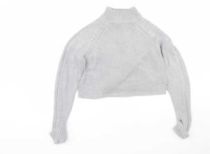 Womens UK Size M Preworn Grey Pullover Jumper