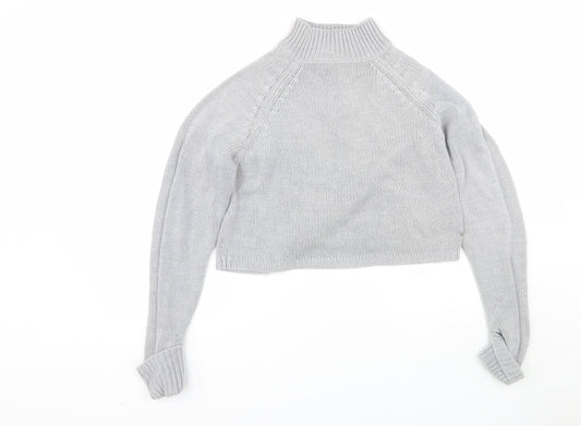 Womens UK Size M Preworn Grey Pullover Jumper