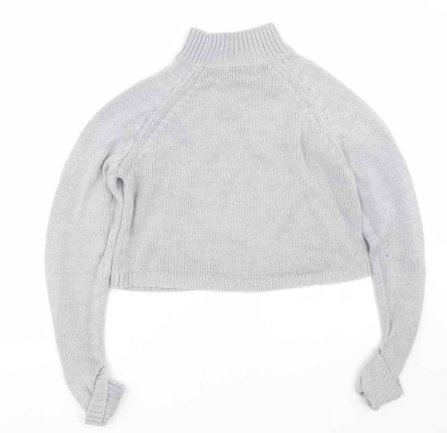 Womens UK Size M Preworn Grey Pullover Jumper