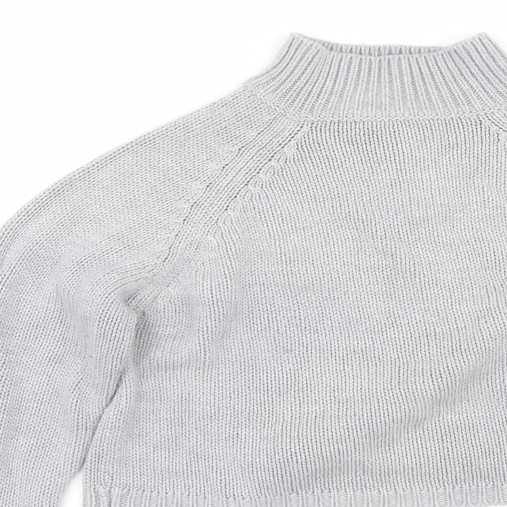 Womens UK Size M Preworn Grey Pullover Jumper