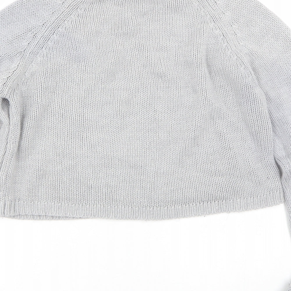 Womens UK Size M Preworn Grey Pullover Jumper