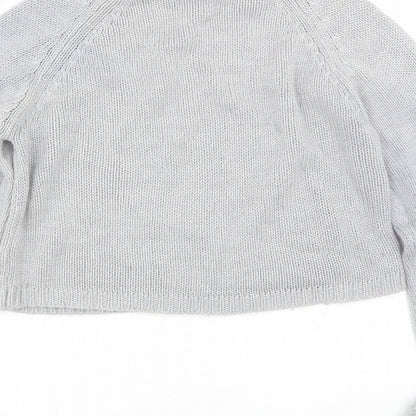 Womens UK Size M Preworn Grey Pullover Jumper
