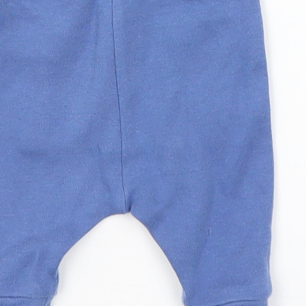 M&S Baby Blue   Jogger Trousers Size Newborn