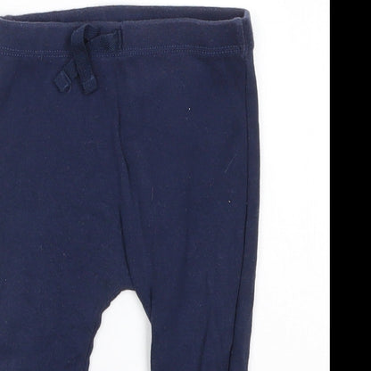 Matalan Baby Blue   Jogger Trousers Size 6-9 Months