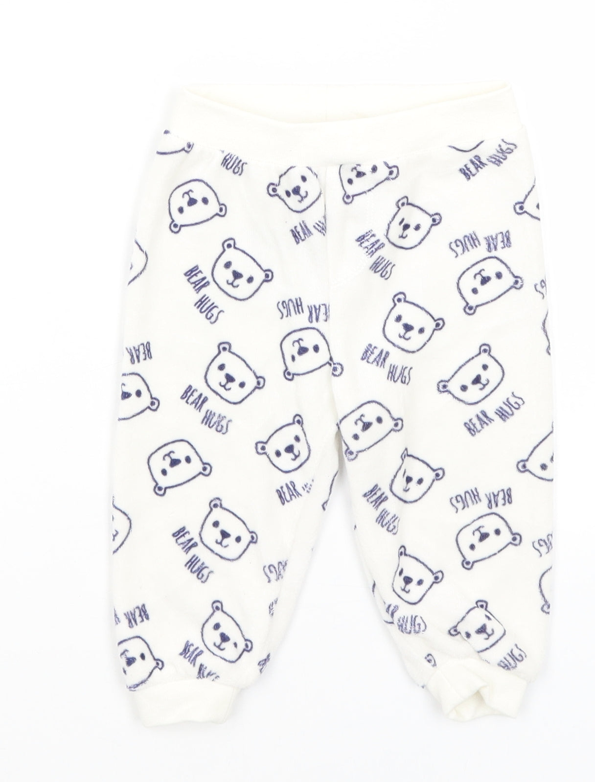 Lupilu Baby White   Sweatpants Trousers Size 3-6 Months  - Bear Hugs