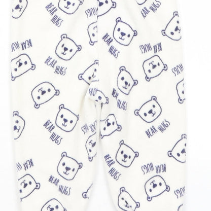 Lupilu Baby White   Sweatpants Trousers Size 3-6 Months  - Bear Hugs