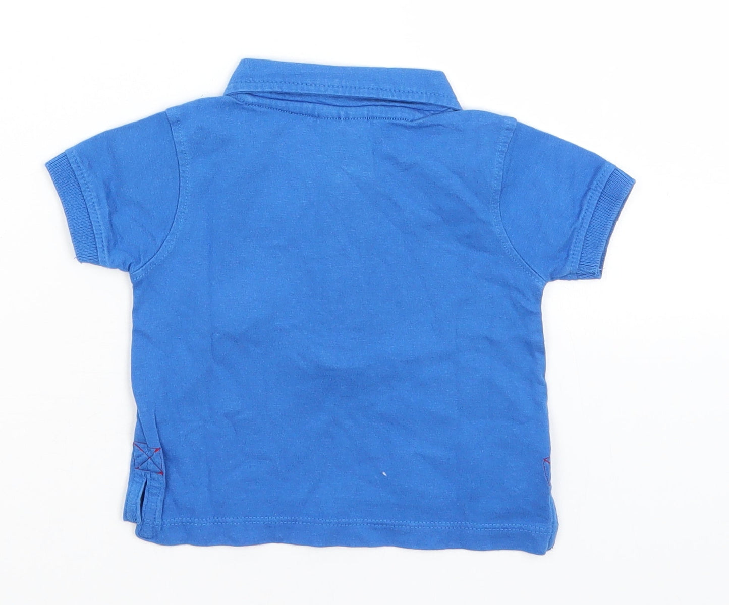 Peacocks Baby Blue   Basic Polo Size 6-9 Months