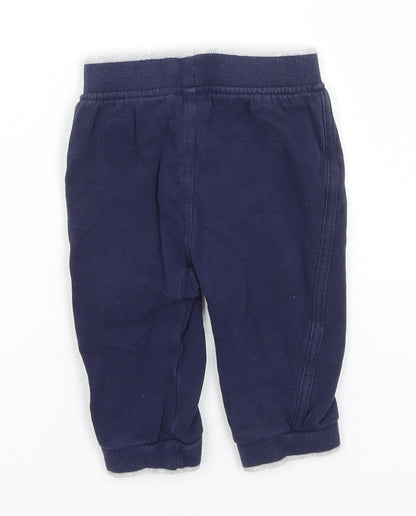 George Baby Blue   Jogger Trousers Size 6-9 Months