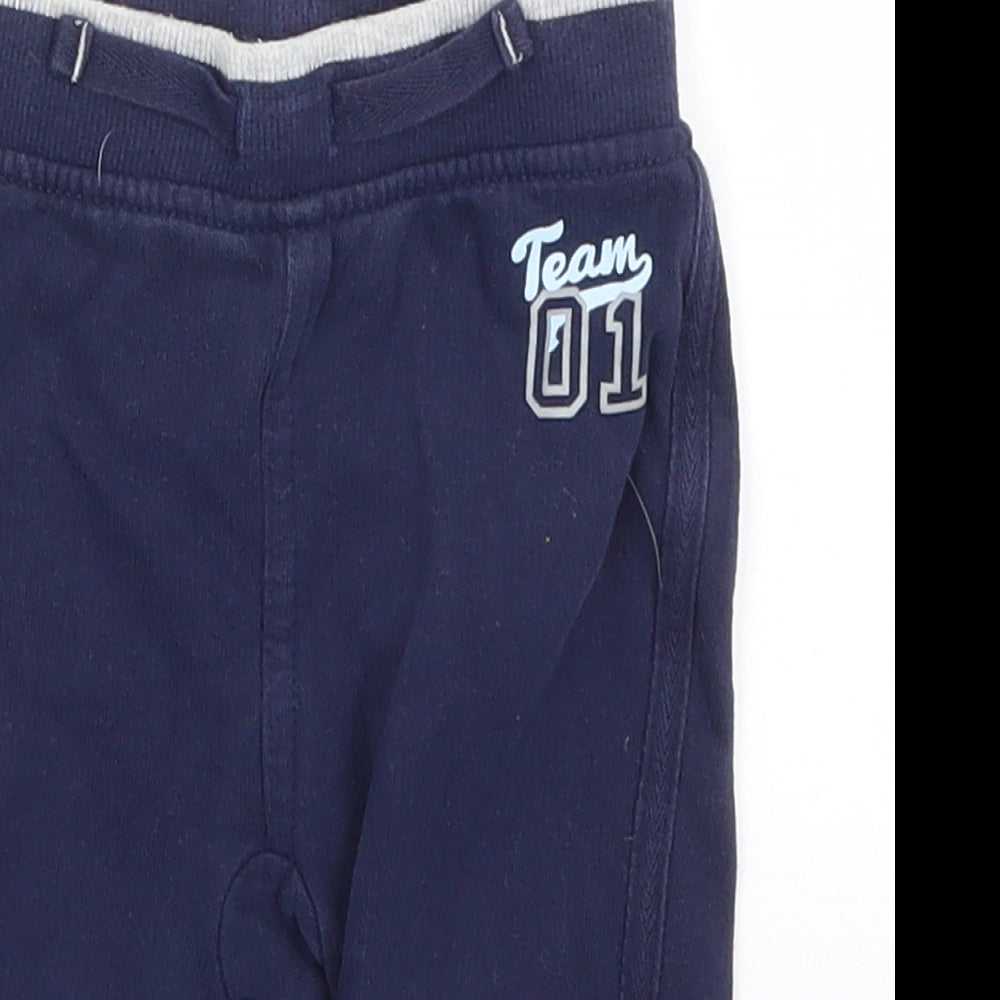 George Baby Blue   Jogger Trousers Size 6-9 Months