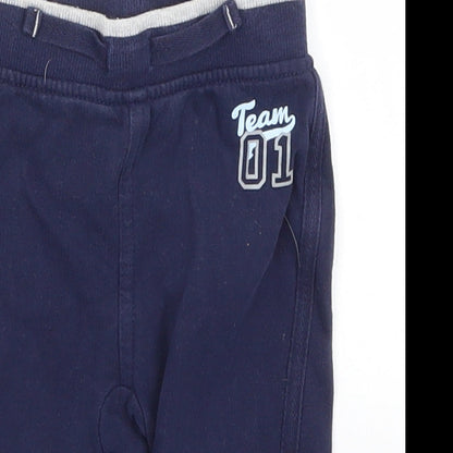 George Baby Blue   Jogger Trousers Size 6-9 Months