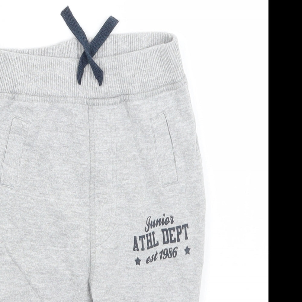 Peacocks Baby Baby Grey   Jogger Trousers Size 6-9 Months