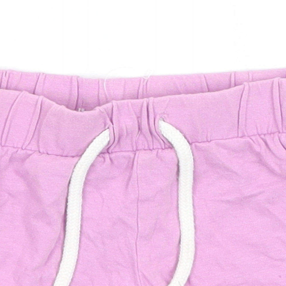 Pep & Co Baby Purple   Cropped Trousers Size 18-24 Months