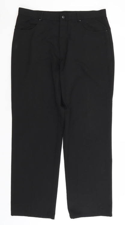 Moto Mens Black   Dress Pants Trousers Size 36 in L31 in