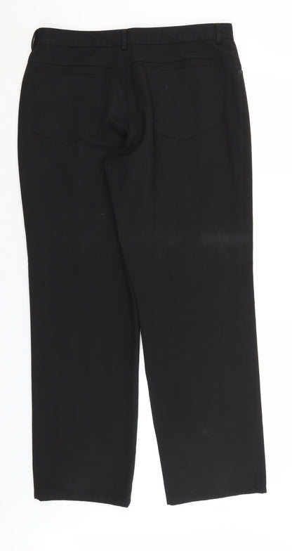 Moto Mens Black   Dress Pants Trousers Size 36 in L31 in