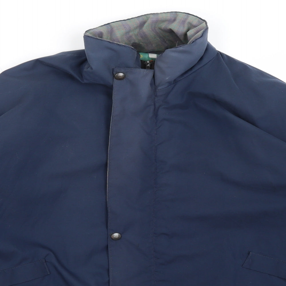 Mens UK Size XL Pro Image Blue Rain Coat
