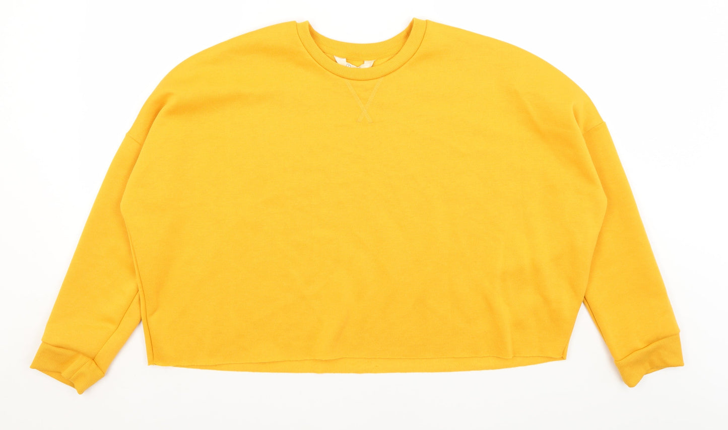 Primark Womens Yellow   Pullover Jumper Size L