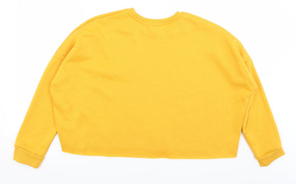 Primark Womens Yellow   Pullover Jumper Size L